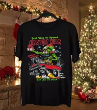 Ed Roth Rat Fink Happy Holiday Christmas T Shirt All Size S to 5XL AR1504