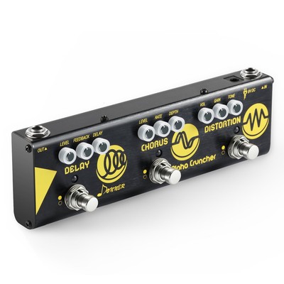 Donner Multi Effektor für Gitarre Alpha Cruncher 3 Effekte