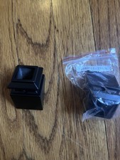 Flat Black Aluminum Stair Baluster Angle Shoe 19 mm