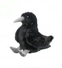 Black Raven Plush Toy Wildlife Artists 9" NEW