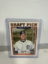 Topps 2005 Draft Pick Justin Verlander RC Detroit Tigers