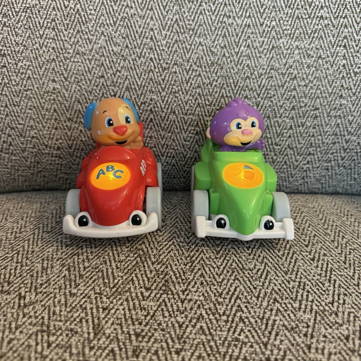 Fisher Price Laugh Learn Smart Speedster Puppy Purple Monkey