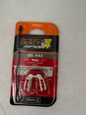 Shock Doctor Sport YOUTH Mouth Guard Gel Max Flavor Fusion Punch Age 10  Under