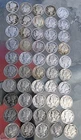 Mercury Silver Dimes Lot Of 50 from 1916 to 1945 ( Batch #3)