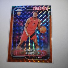2024-25 Topps Chrome - Jonathan Mogbo  #194 Orange Geometric 13/25 (RC) Raptors
