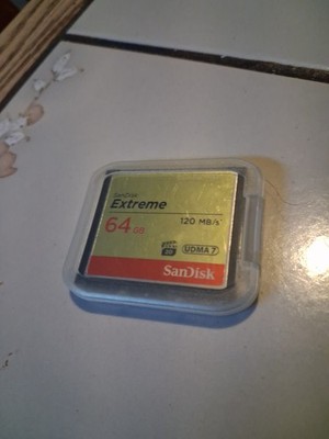 SanDisk Extreme High Speed 64GB CompactFlash Memory Card 120MB/s