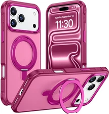 Temdan Designed Case for iPhone 17 Pro Max with 360°Rotatable Invisible Magne...