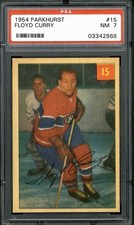 1954 Parkhurst #15 Floyd Curry - PSA 7