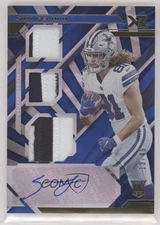 2021 Panini XR Triple Swatch Blue /49 Simi Fehoko #241 Rookie Auto RC