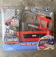 Little Tikes Creative Construction Tool Box Set Pretend Play Toy Tools 3