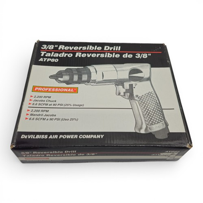 #ad #ad DeVilbiss 3 8 Reversible Air Drill ATP80 Professional Pneumatic Tool NOS $20.00