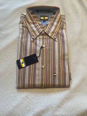 Navigare Sports Dress Shirt size XL made in Italy Brand NEW