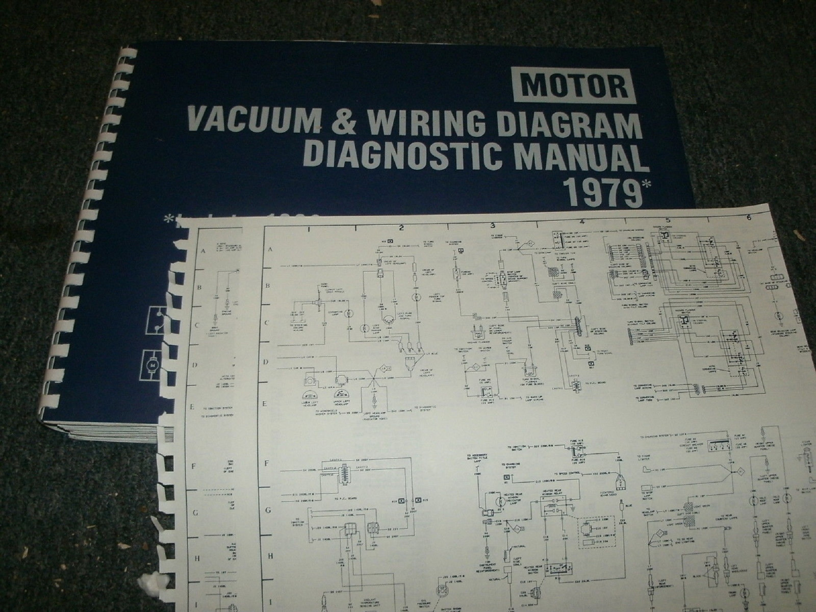 1979 CHRYSLER LEBARON DODGE ASPEN DIPLOMAT VOLARE WIRING VACUUM