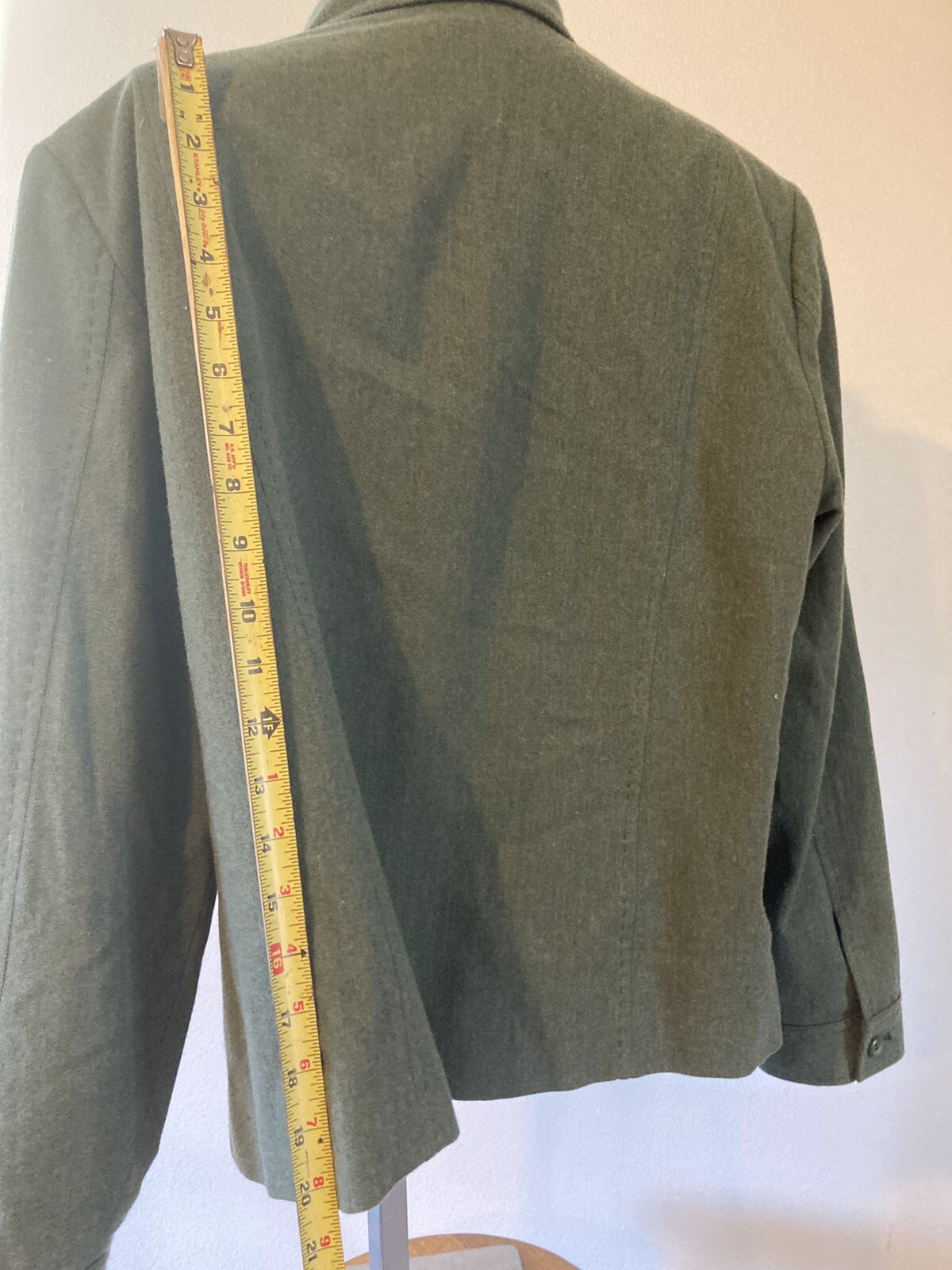 Pendleton Womens 16W Green Wool Jacket - image 3