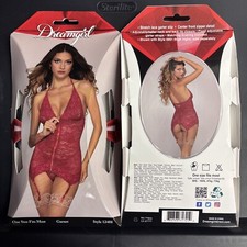 2-Dreamgirl Stretch lace Garter Slip. New In Packages.