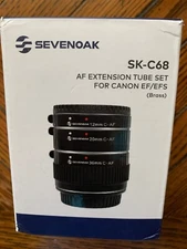 Sevenoak SK-C68 AF Extension Tube Set For Canon EF/EFS 12/20/36mm