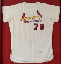 1959 St. Louis Cardinals Game Worn Rawlings Hall of Fame Flannel Size 48 Jersey