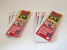 Brain Quest Extra for the Car Ages 7-12 Deck One And Deck Two  Complete Set 