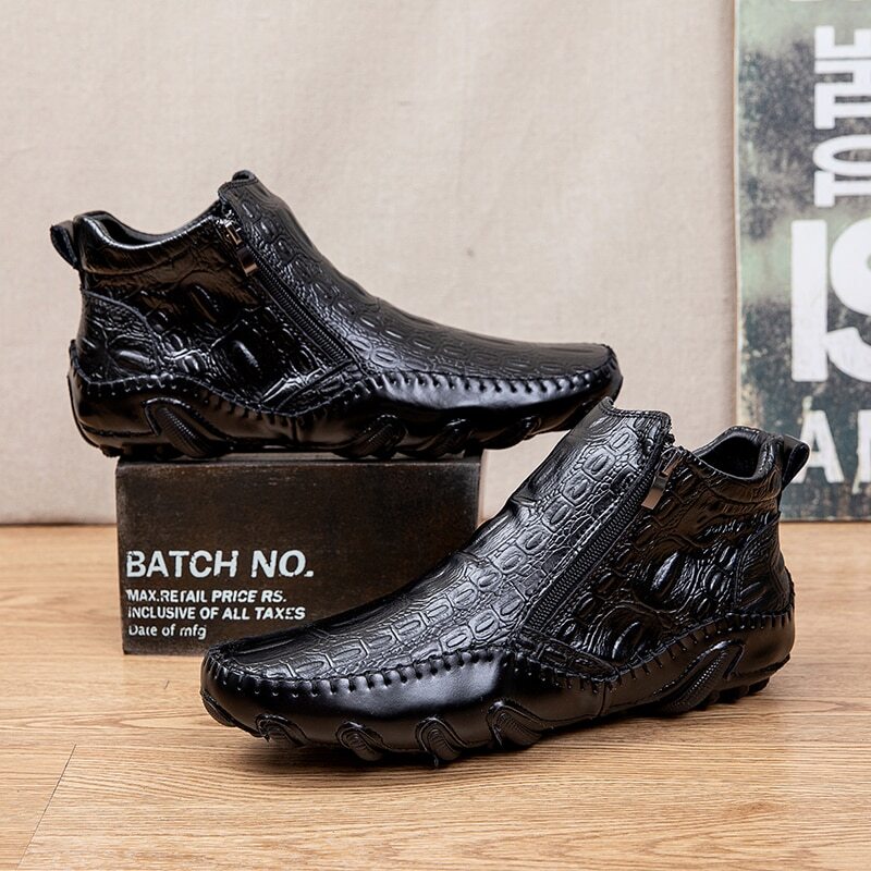 SALOMON Scarpe da uomo in pelle alla moda stivaletti outdoor passeggio moto passeggio sneaker