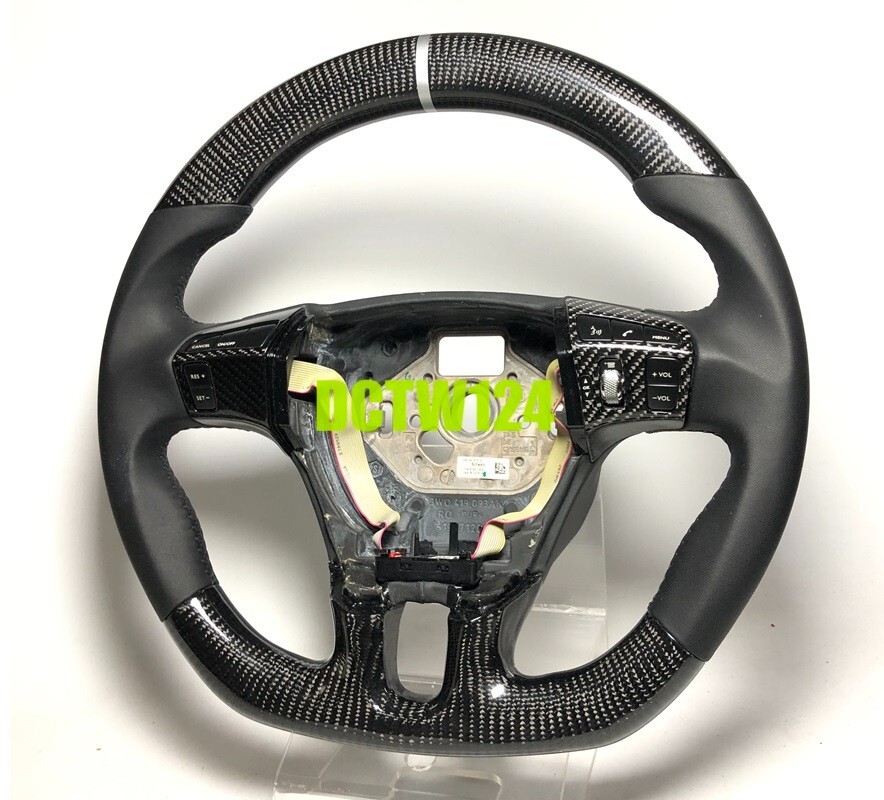 Bentley Continental GTC GT Flying Spur carbon Steering Wheel 08~17 models Silver