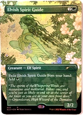 MTG Elvish Spirit Guide (Borderless Foil) Secret Lair Drop Yuko Shimizu 423 NM