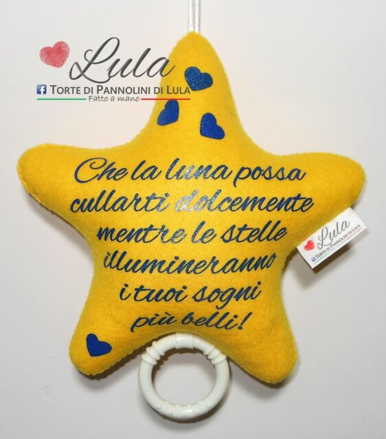 Carillon Stella Nome Dedica Personalizzata Regalo Baby Shower Nascita Battesimo Ebay