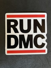 RUN DMC Logo Decal Sticker Iconic 90s Rap Hip Hop Group Laptop New!