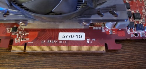 DIAMOND Radeon HD 5770 1GB 128-bit GDDR5 PCI Express 2.0 x16 CrossFireX WORKING - Picture 2 of 5
