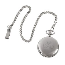 Dad Pocket Watch with Chain - Fathers Day Gift, Birthday, Christmas