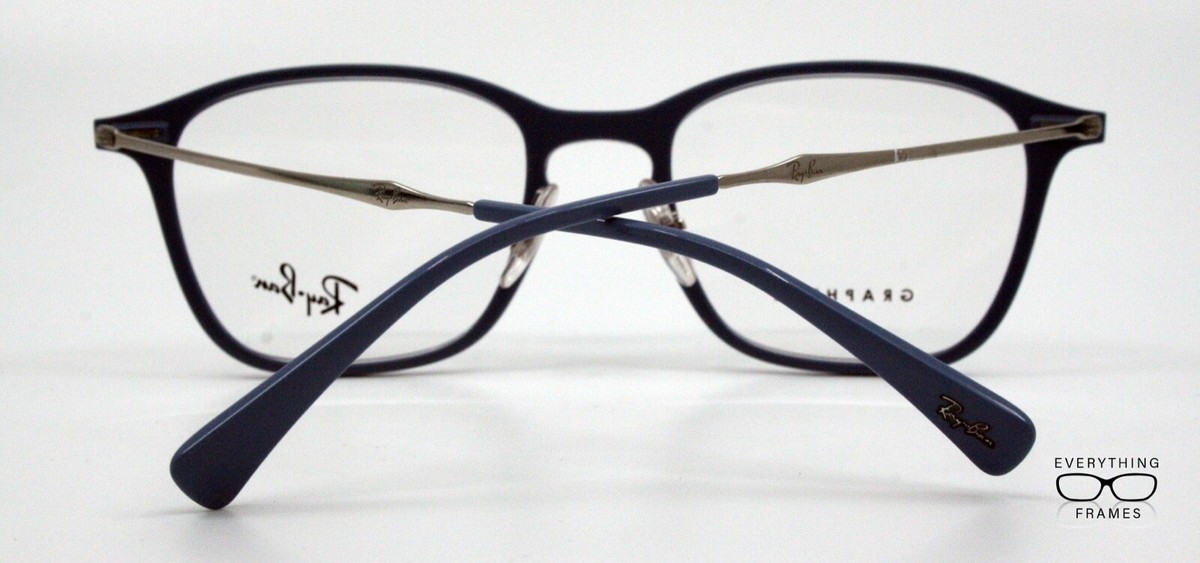 Ray Ban RB8955 5756 Blue Square Eyeglasses Frame 51-19 140 Ray Ban RB8955 5756 Gray New Authentic Eyeglasses 51 | eBay main image 2