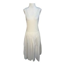 NEW Madewell Women’s Small Lighthouse Drop-Waist Tank Midi Dress NWT