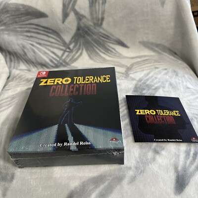ZERO TOLERANCE Collector's Edition - Nintendo Switch - Strictly Limited - New!
