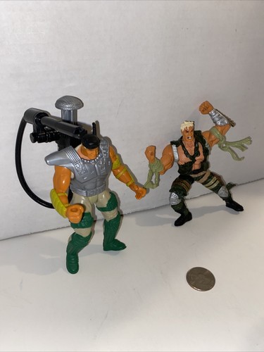 Vintage GI Joe Extreme Lieutenant Stone 4.25" Figure Hasbro Lot Of 2 LT. Stone - Picture 2 of 12
