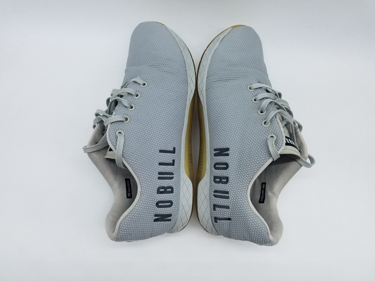 NOBULL Trainer Shoes Mens Size 13 Gray Low Top Training Sneakers Breathable NoBull Shoes Mens 8 Outwork Heather Gray Low Top Lace Up  main image 3