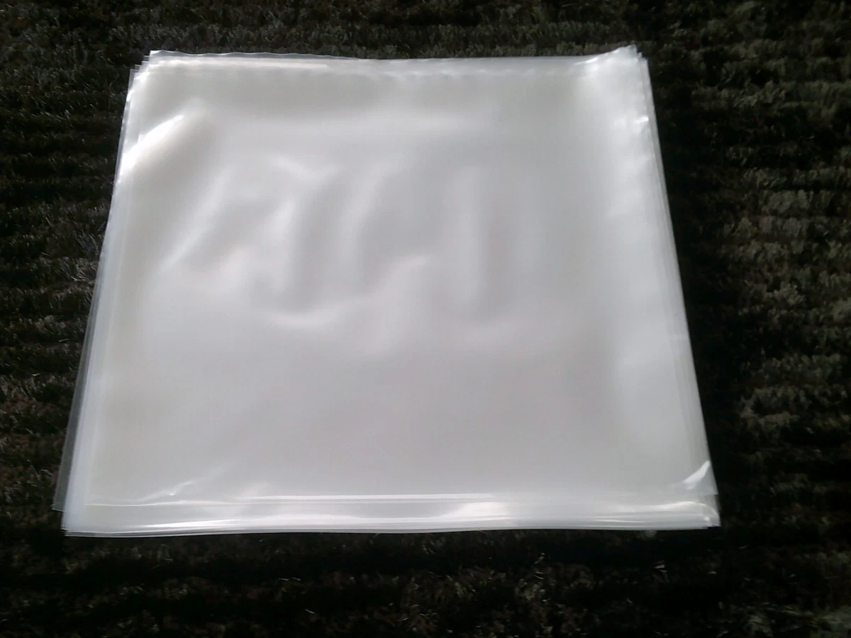 50 PREMIUM NEW THICK LP / 12" PLASTIC OUTER RECORD COVER SLEEVES FOR VINYL AUST.