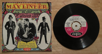 45 7'' FRENCH EP SOUNDTRACK EN COMPAGNIE DE MAX LINDER