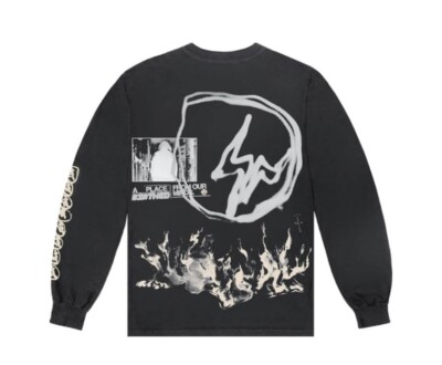 TRAVIS SCOTT CACTUS JACK FOR FRAGMENT LOGO LONG SLEEVE L/S WASHED