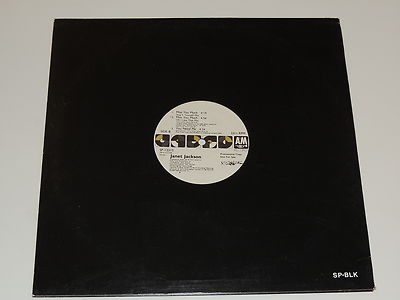 JANET JACKSON miss you much / you need me 12'' RECORD PROMO