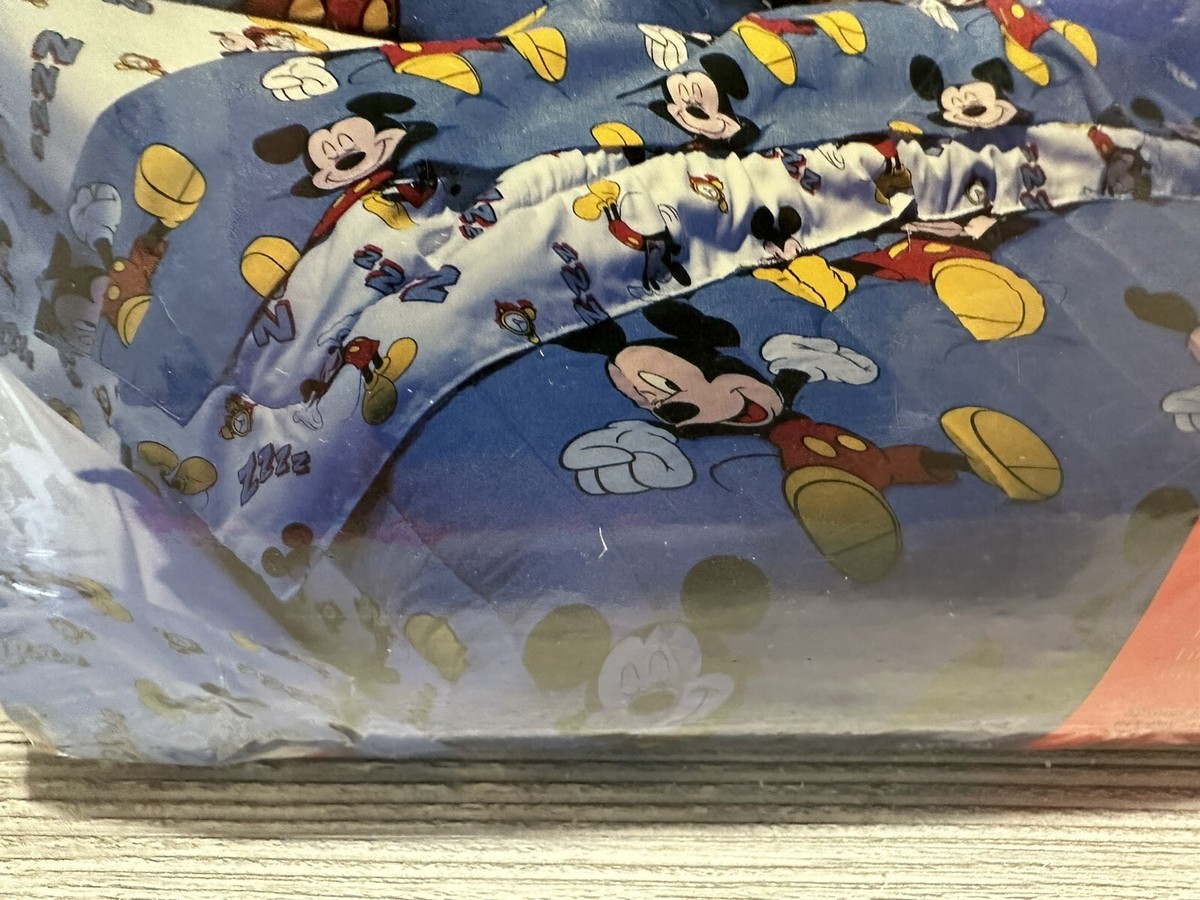 Vintage New in package Disney Mickey's Stuff For Kids 3 Piece Twin