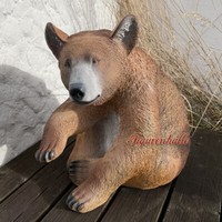 BraunbäR Figur Statue Skulptur Deko Gartenfigur Lebensecht Deko Zoo BäR Groß Neu