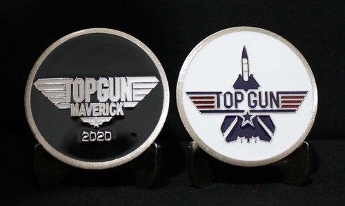 TOP GUN MAVERICK COLLECTIBLE CHALLENGE COIN SUPER HERO MOVIE CHARACTER COINS