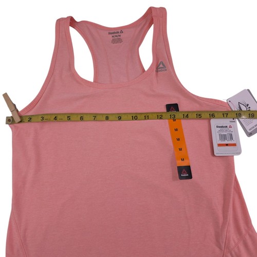 Reebok Moisture Management Training Racerback Peach Color Tank Top – Size Medium - Picture 6 of 14
