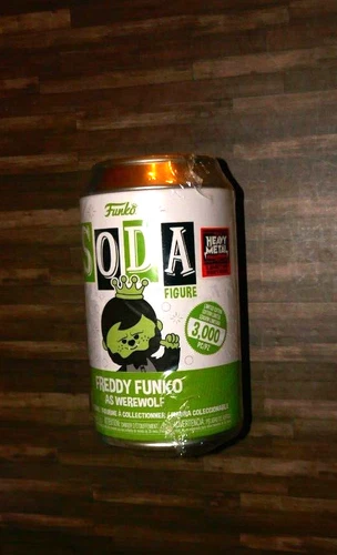 HEAVY METAL FUNKO SODA GREEN GLOW FREDDY WEREWOLF HALLOWEEN LIMITED 3000 SEALED