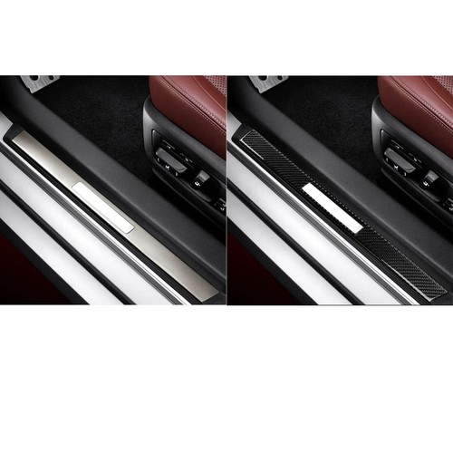 Real Carbon Fiber Interior Door Sill Panel Cover Trim For Lexus GS 350 2013-2020 - Picture 5 of 12