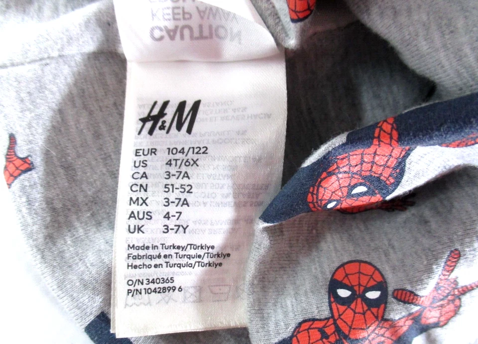 Gorros bebé Spiderman unisex aptos para edades 4-7 meses H&M Marvel hechos en Turquía en muy buena condición Foto 4 de 4
