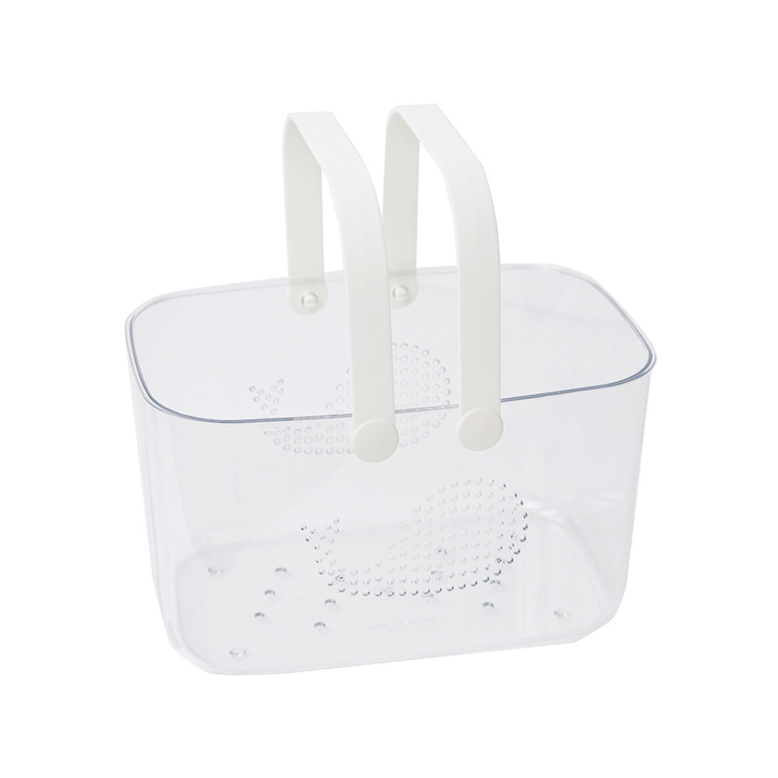 Bathroom Rack Transparent Storage Shower Gel Bathroom Storage Basket Anti-crack