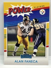 2021 Panini Contenders Alan Faneca Power Players Platinum /10 #PP-AFA Steelers
