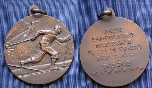 MEDAILLE A.N.A. XXXIV. NATIONALE LANGLAUFMEISTERSCHAFT TESERO - VAL DI FLEIMME