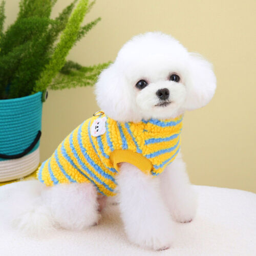 Small Pet Dog Fleece Warm Coat Jacket Puppy Vest Harness Shirt Sweater Clothes• - Picture 12 of 18