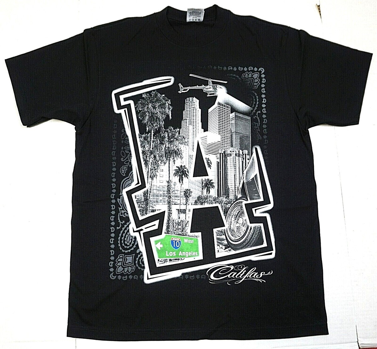 ◇LENINA◇ CALLA city print Tshirt_GRAY Los Angeles Shirt, LA Shirt, Los Angeles T Shirt, Skyline